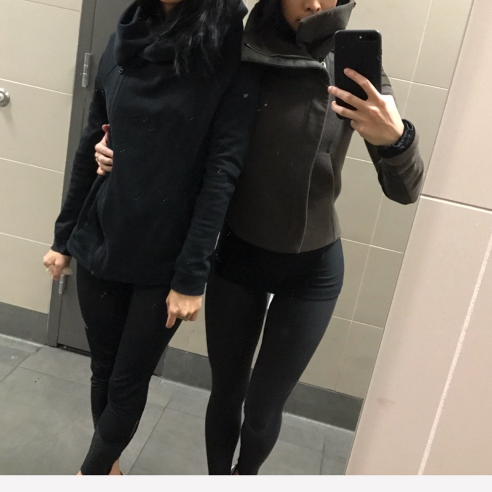 RICK OWENS BIKER DARK DUST LEATHER WOOL JACKET XS - Picture 2 of 8